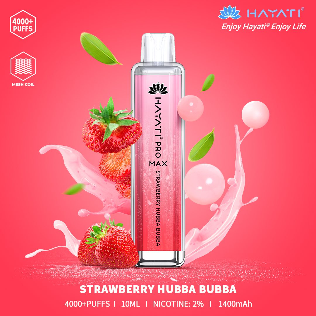 Hayati Pro Max 4000 Puffs | 50+ Flavours | 9.99£ Only