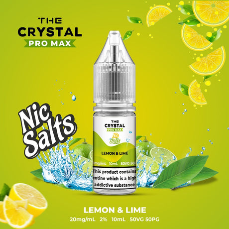 The Crystal Pro Max Vape Nic Salts 10ml - Box of 10  