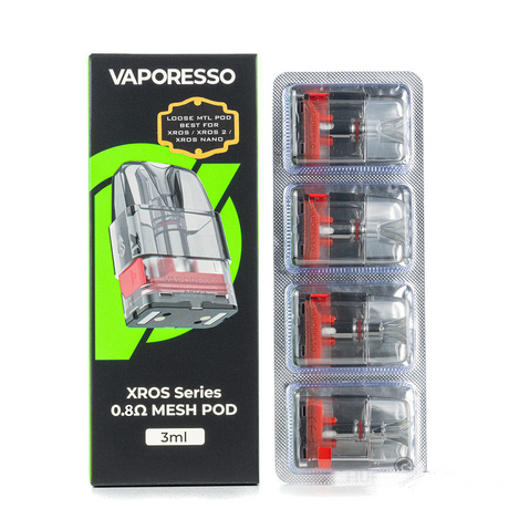 Vaporesso XROS Series Replacement Pods 4 Pack 2ml