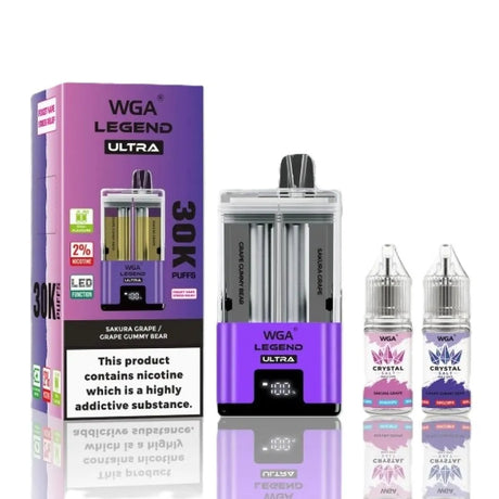 WGA Legend Ultra 30k Puff Disposable Vape (Box of 5)  