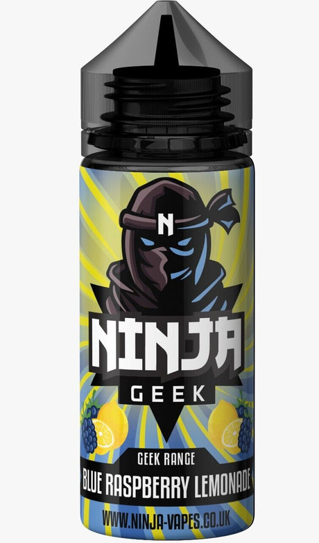 E-Liquid Vape Juice Ninja GEEK 100ml Premium VG 70/30 PG No Nicotine ShortFill