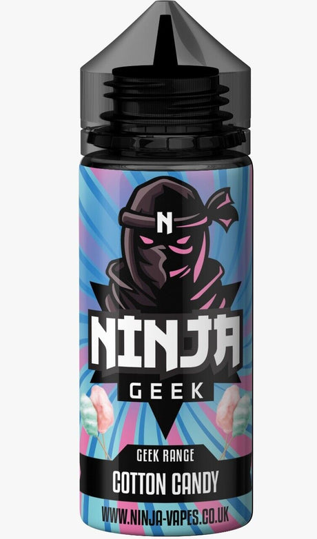 E-Liquid Vape Juice Ninja GEEK 100ml Premium VG 70/30 PG No Nicotine ShortFill