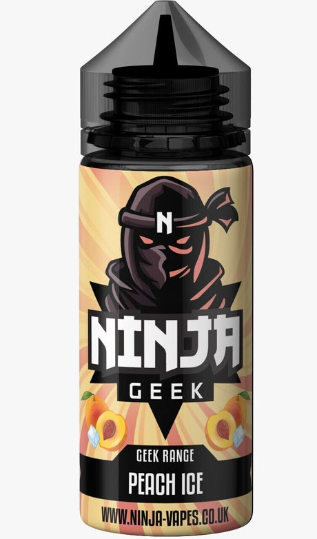 E-Liquid Vape Juice Ninja GEEK 100ml Premium VG 70/30 PG No Nicotine ShortFill  